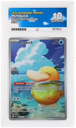 Perfect Subgrades Pokemon TCG - Psyduck - Ascended Heroes - 226/217 - Ace 10 - Image 1