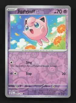 Jigglypuff 083/193 Common Paldea Evolved Pokemon Reverse Holo Near Mint - Image 1