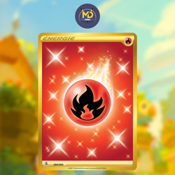 Carte Pokemon Francaise - Energie Feu 284/264 - EB8 Poing de Fusion - Image 1