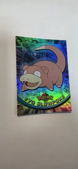 Topps Pokemon TV Animation Series 2 Rainbow Foil #79 Slowpoke - Image 1