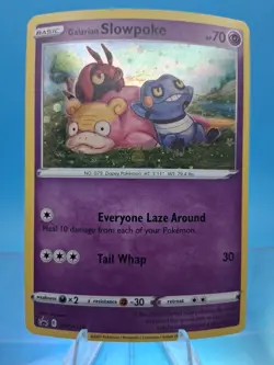 Galarian Slowpoke SWSH126 - Pokemon Sword & Shield BlackStar Promo NM Swirl 🌀 - Image 1