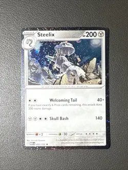 🌀Steelix 093/132 - Cosmos Holo - Perfect Order Promo - Swirl 🌀 - Image 4