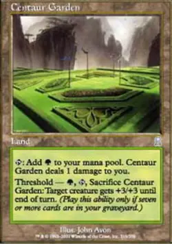 1 x Centaur Garden - Odyssey - Light Play - MTG - Image 1