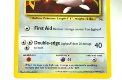 Pokemon Card TCG Jigglypuff Glossy Grey Star Promo 1999 English MP - Image 3