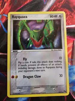 RAYQUAZA 03/17 POP SERIES 1 HOLO RARE 2004 VINTAGE POKEMON TCG LP - Image 1