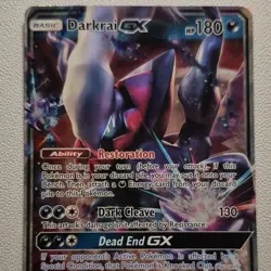 Pokemon Darkrai GX 88/147 SM: Burning Shadows Ultra Rare Full Art Holo 180 HP - Image 2