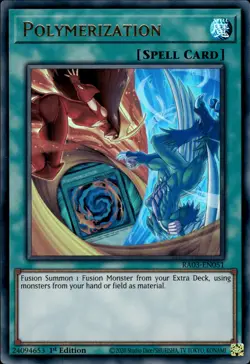 Polymerization (Hero Art) - Ultra Rare 1st Edition RA03-EN051 - NM - YuGiOh - Image 1