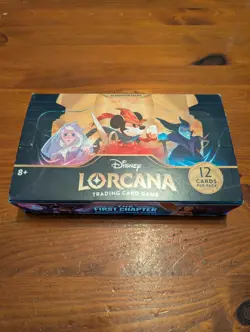 Disney Lorcana The First Chapter Booster Box 1st Print CM1 unopened first wave - Image 1