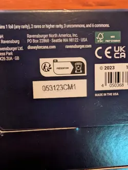 Disney Lorcana The First Chapter Booster Box 1st Print CM1 unopened first wave - Image 3