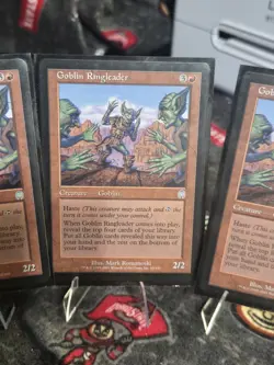 Playset x 4 MTG Goblin Ringleader - Apocalypse Light Play-Near Mint English - Image 3