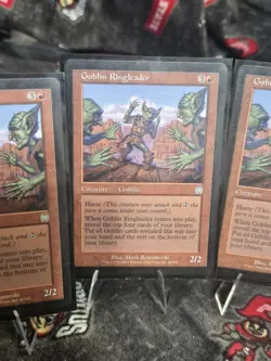 Playset x 4 MTG Goblin Ringleader - Apocalypse Light Play-Near Mint English - Image 4