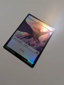 MTG - Elephant/Griffin Token (Foil) - Dominaria Remastered NM/M Condition - Image 3