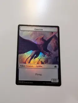 MTG - Elephant/Griffin Token (Foil) - Dominaria Remastered NM/M Condition - Image 4