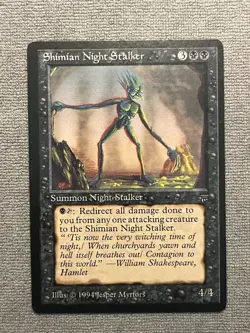 Magic the Gathering ~ MTG ~ 1x Shimian Night Stalker ~ LEGENDS ~ NM - Image 1