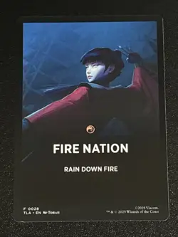 MTG Avatar: The Last Airbender Fire Nation Theme Card 0028 NM - Image 1