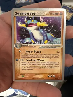 Pokemon TCG Swampert ex 95/95 EX Team Magma vs. Team Aqua World Champion 2004 - Image 1