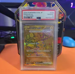 PSA 10 Pikachu ex UR 236/187 Terastal Festival ex SV8a Pokemon Card Japanese - Image 1