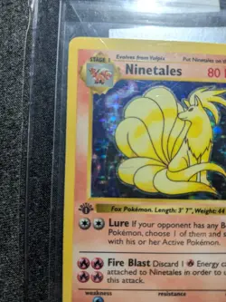 Pokemon TCG First Edition Grey Stamp Ninetails - Image 3