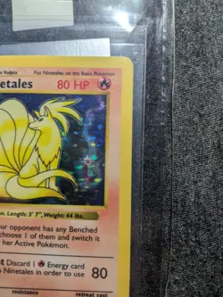 Pokemon TCG First Edition Grey Stamp Ninetails - Image 4