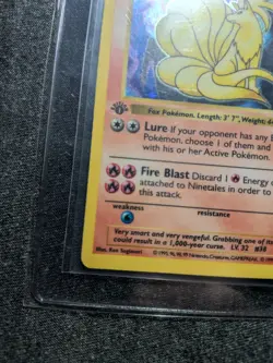 Pokemon TCG First Edition Grey Stamp Ninetails - Image 5