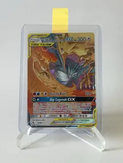 Pokemon Card Moltres Zapdos Articuno GX 44/68 Hidden Fates Ultra Rare Holo MINT - Image 1