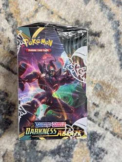 New 2020 Pokemon TCG Sword & Shield Darkness Ablaze Box 36 Packs In Acrylic Case 820650817120 - Image 3