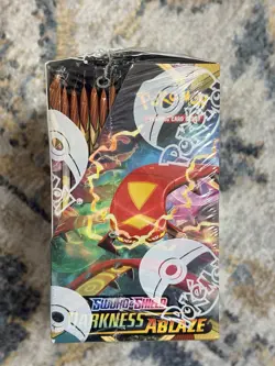 New 2020 Pokemon TCG Sword & Shield Darkness Ablaze Box 36 Packs In Acrylic Case 820650817120 - Image 5
