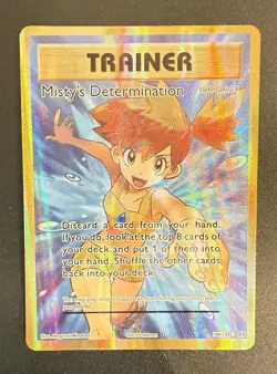 Pokemon XY Evolutions Holo Misty's Determination (Full Art) 108/108 - NM - Image 3