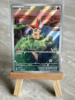 Pokemon TCG Victini 208 Scarlet & Violet Black Star Promo (English) - NM - Image 1