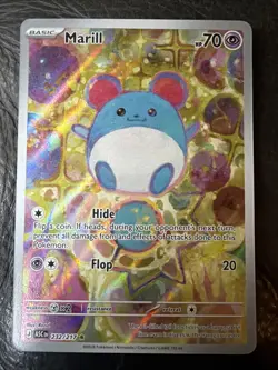 Pokemon TCG Marill #232/217 ME: Ascended Heroes Illustration Rare Full Art Holo - Image 1