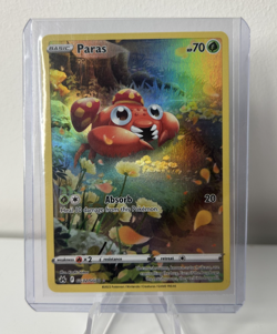 Pokemon TCG Paras GG32/GG70 Crown Zenith: Galarian Gallery Holo Rare NM - Image 1