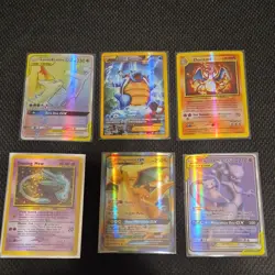 Pokmon GX Tag Team Holo Card Lot Latias & Latios Charizard Mewtwo Set 6 - Image 1