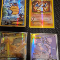 Pokmon GX Tag Team Holo Card Lot Latias & Latios Charizard Mewtwo Set 6 - Image 3