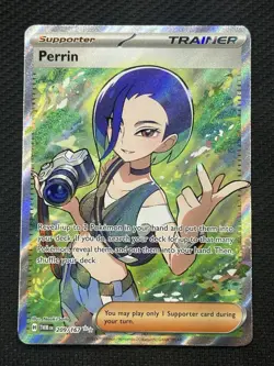 Pokemon Perrin 209/167 Sv06 Twilight Masquerade Ultra Rare Holo Full Art Card - Image 1