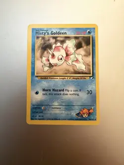 Misty's Goldeen (30/132) - Unlimited Gym Heroes NM Pokemon - Image 1