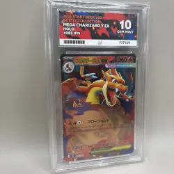 Pokemon Mega Charizard Y ex 085/742 MC Start Deck 100 Ace 10 VERY LOW POP 🔥 - Image 2