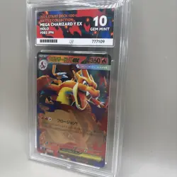 Pokemon Mega Charizard Y ex 085/742 MC Start Deck 100 Ace 10 VERY LOW POP 🔥 - Image 3