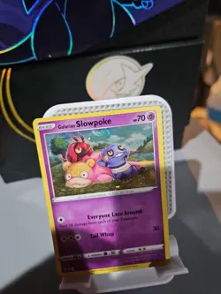 Galarian Slowpoke SWSH126 Small Swirl Pokemon Black Star Promo - Image 2
