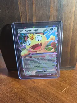 Pokemon Meowth EX Full Art Holo Double Rare 170 HP Perfect Order 062/088 - Image 1