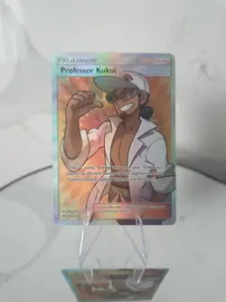 Professor Kukui 148/149 Full Art Sun & Moon Pokemon Card TCG - Image 1