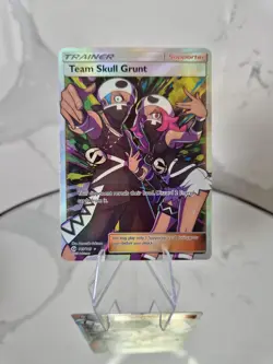 Team Skull Grunt 149/149 Ultra Rare Sun & Moon Base Set Pokemon Cards TCG - Image 1