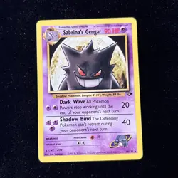 Pokemon Vintage Sabrina's Gengar Gym Challenge Rare 29/132 - Image 1