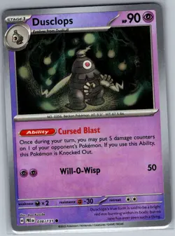 Dusclops Poke Ball 036/131 SV: Prismatic Evolutions - Pokemon Card - NM - Image 1