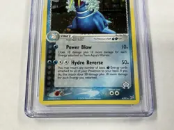 2004 Pokemon Team Aqua's Walrein Holo Rare Team Magma Vs Aqua 6/95 CGC 10 GEM MT - Image 2