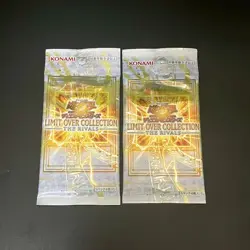 New 2PACK LIMIT OVER COLLECTION THE RIVALS Yugioh Duel Monsters Japanese SEALED - Image 1