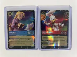 Disney Lorcana Festival of the Arts Rapunzel Donald Duck EPCOT Promo Set - Image 1