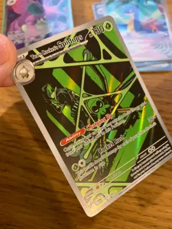 Team Rocket's Spidops (187/182) Destined Rivals Illustration Rare Pokemon Card! - Image 3