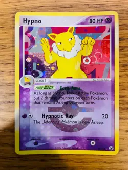 NM! Hypno (25/112) EX Fire Red & Leaf Green Reverse Holo Rare Pokemon Card! - Image 1