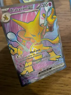 NEAR MINT! Alakazam ex (188/165) S&V 151 Full Art Ultra Rare Pokemon Card! - Image 3