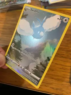 NEAR MINT! Swablu GG27/GG70 Crown Zenith Galarian Gallery Pokemon Card! - Image 4